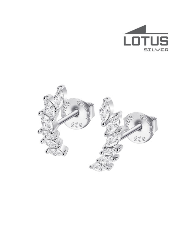 LOTUS SILVER EARRINGS